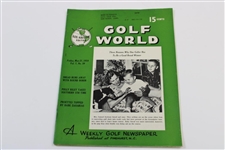 Ten (10) Various Golf World Magazines - 1952-1954 - Belonged to Mark McCormick
