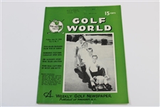 Ten (10) Various Golf World Magazines - 1952-1954 - Belonged to Mark McCormick