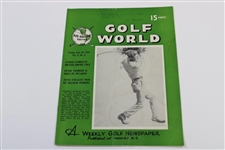 Ten (10) Various Golf World Magazines - 1952-1954 - Belonged to Mark McCormick
