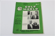 Ten (10) Various Golf World Magazines - 1953-1954 - Belonged to Mark McCormick
