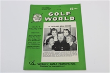 Ten (10) Various Golf World Magazines - 1953-1954 - Belonged to Mark McCormick