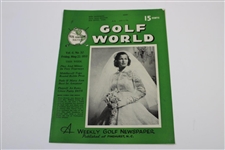 Ten (10) Various Golf World Magazines - 1953-1954 - Belonged to Mark McCormick