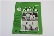 Ten (10) Various Golf World Magazines - 1952-1954 - Belonged to Mark McCormick