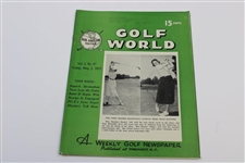 Ten (10) Various Golf World Magazines - 1952-1954 - Belonged to Mark McCormick