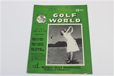 Ten (10) Various Golf World Magazines - 1952-1954 - Belonged to Mark McCormick