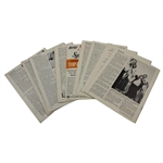 Ten (10) Various Golf World Magazines - 1952-1954 - Belonged to Mark McCormick