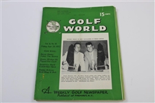 Ten (10) Various Golf World Magazines - 1952-1954 - Belonged to Mark McCormick