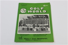 Ten (10) Various Golf World Magazines - 1952-1954 - Belonged to Mark McCormick