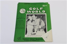 Ten (10) Various Golf World Magazines - 1952-1954 - Belonged to Mark McCormick