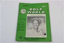 Ten (10) Various Golf World Magazines - 1952 & 1954 - Belonged to Mark McCormick