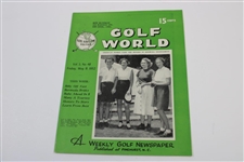 Ten (10) Various Golf World Magazines - 1952 & 1954 - Belonged to Mark McCormick