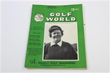 Ten (10) Various Golf World Magazines - 1952-1954 - Belonged to Mark McCormick