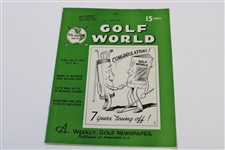 Ten (10) Various Golf World Magazines - 1952-1954 - Belonged to Mark McCormick