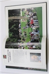 Tiger Woods Signed 1997 Masters Tournament Green Annual Book JSA ALOA