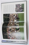 Tiger Woods Signed 1997 Masters Tournament Green Annual Book JSA ALOA