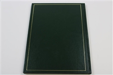 Tiger Woods Signed 1997 Masters Tournament Green Annual Book JSA ALOA