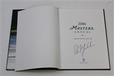 Phil Mickelson Signed 2006 Masters Tournament Green Annual Book JSA ALOA