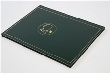 Zach Johnson Signed 2007 Masters Tournament Green Annual Book JSA ALOA