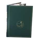 Trevor Immelman Signed 2008 Masters Tournament Green Annual Book JSA ALOA