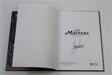 Trevor Immelman Signed 2008 Masters Tournament Green Annual Book JSA ALOA