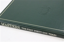 Palmer 4x Signed w/Others Multi-Signed 'Masters: First 41 Years' Book JSA ALOA