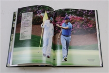 Jordan Spieth Signed 2015 Masters Tournament Green Annual Book JSA ALOA