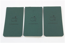 2010, 2011 & 2012 Masters Tournament Yardage Guide Booklets