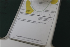 2010, 2011 & 2012 Masters Tournament Yardage Guide Booklets