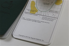 2010, 2011 & 2012 Masters Tournament Yardage Guide Booklets