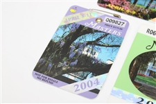 2004, 2006 & 2010 Masters Tournament SERIES Badges - Phil Mickelson Wins