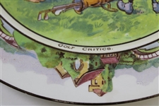 1891-1910 “Golf Critics” Bridgwood & Son Plate