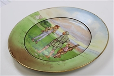 1930’s “Carry Your Caddie Sir?” Grimwade's Stoke on Trent Plate