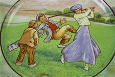 Classic “Full Swing” Grimwade's Stoke on Trent Plate