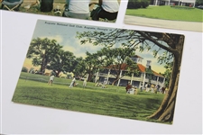 Lot of Five (5) Augusta National Golf Club Masters Postcards