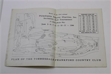 1944 Philadelphia Inquirer First Annual Invitation Golf Tournament Program - Bobby Jones Cover