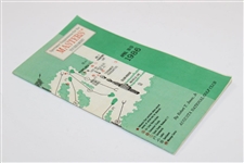 1986 Masters Tournament Spectator Guide - Jack Nicklaus 6th Masters Victory