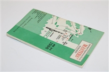 1986 Masters Tournament Spectator Guide - Jack Nicklaus 6th Masters Victory
