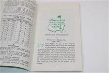 1986 Masters Tournament Spectator Guide - Jack Nicklaus 6th Masters Victory