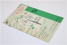 1966 Masters Tournament Spectator Guide - Jack Nicklaus Winner