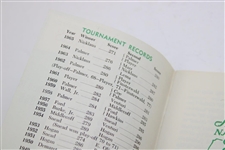1966 Masters Tournament Spectator Guide - Jack Nicklaus Winner