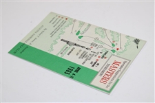 1965 Masters Tournament Spectator Guide - Jack Nicklaus Winner