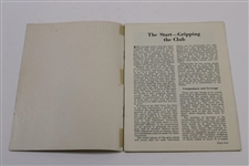 1935 Bobby Jones On Golf' Miniature Radio Edition Booklet