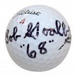 Bob Goalby Signed Masters Titleist 4 Golf Ball with "68" JSA ALOA