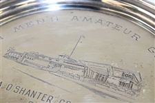1952 All-American Men's Amateur Golf Tournament Winner's Sterling Plate - Frank Stranahan