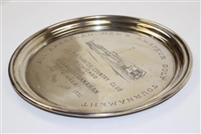 1952 All-American Men's Amateur Golf Tournament Winner's Sterling Plate - Frank Stranahan