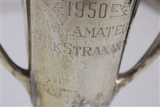 1950 Lloyd Mangrum Open Low Amateur Sterling Cup - Frank Stranahan