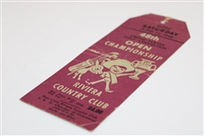 1948 US Open at Riviera Final Rd Ticket #0790 - Ben Hogan's First US Open Win