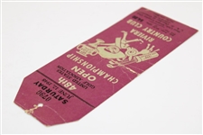 1948 US Open at Riviera Final Rd Ticket #0790 - Ben Hogan's First US Open Win