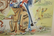 1952 Australian Tour Caricature of Paul Hahn by Artist Tony Zafty
