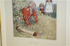 Lost Ball Can me an' Bobbie help you find anything, Sir? Print - Framed